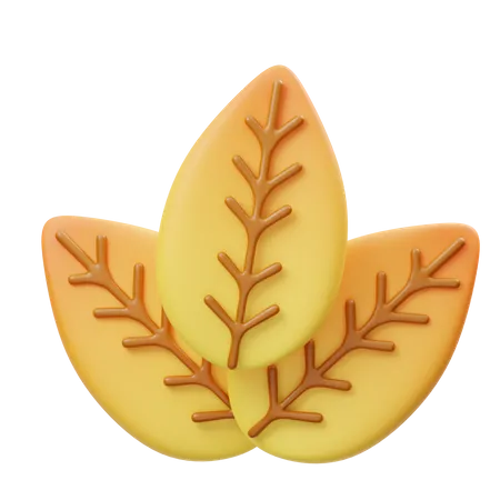 Hoja  3D Icon