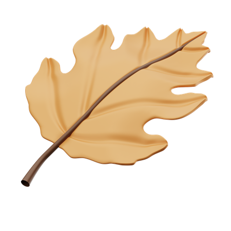 Hoja de otoño  3D Icon