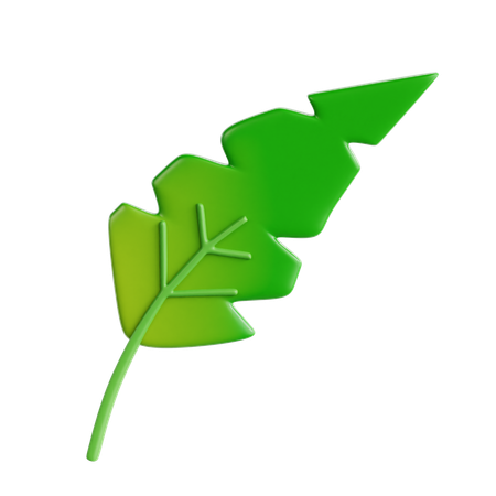 Hoja de punta de flecha  3D Icon