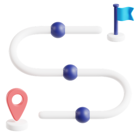 Mapa vial  3D Icon