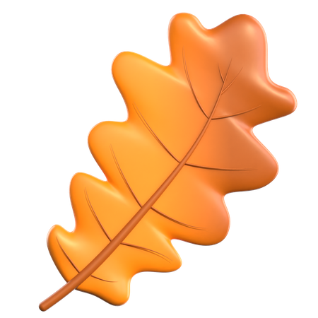 Hojas de otoño  3D Icon