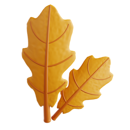 Hojas de otoño  3D Icon