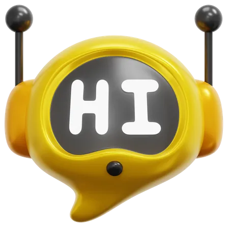 Hola chatbot  3D Icon