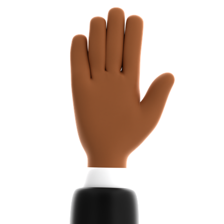 Hola gesto con la mano  3D Icon