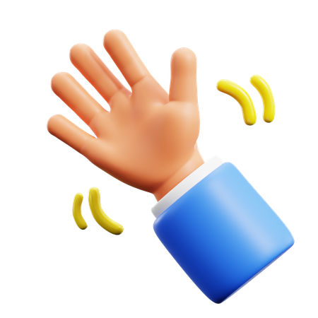 Hola gestos con las manos  3D Icon