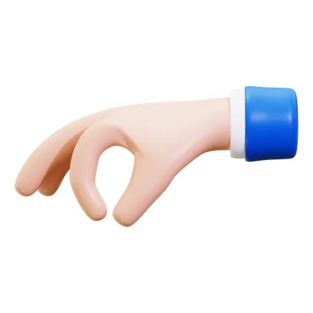 Hold 3D Icon