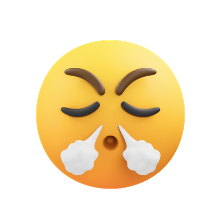 Hold anger emoji  3D Icon