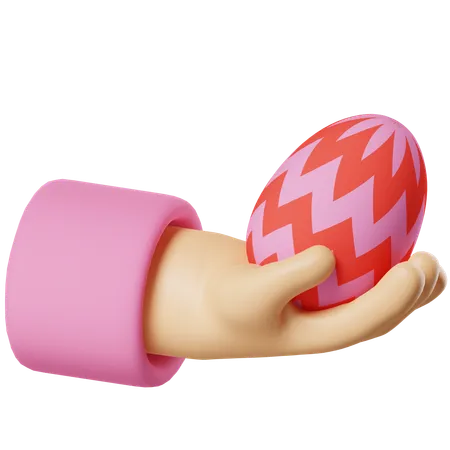 Hold Egg  3D Icon