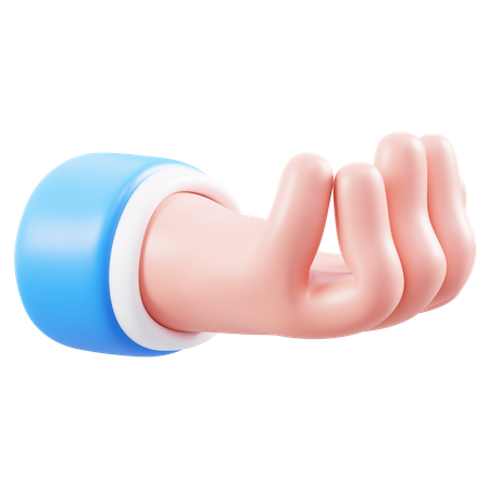 Hold Hand Gesture  3D Icon