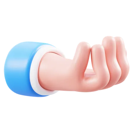 Hold Hand Gesture  3D Icon