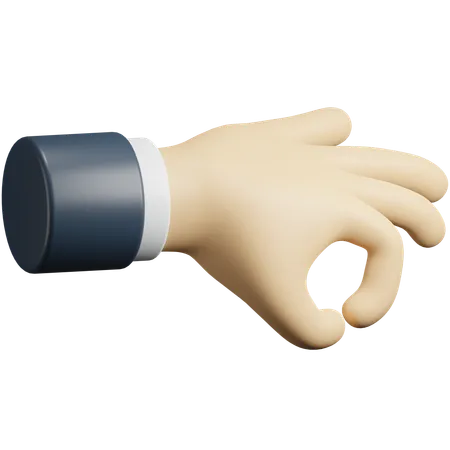 Hold hand gesture  3D Icon