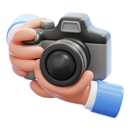 Holding Camera  3D Icon