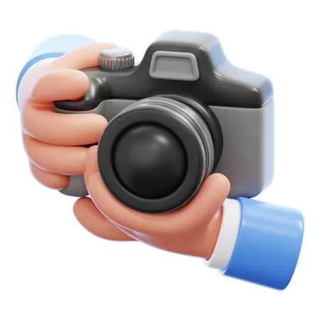 Holding Camera  3D Icon