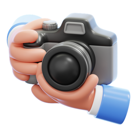 Holding Camera  3D Icon