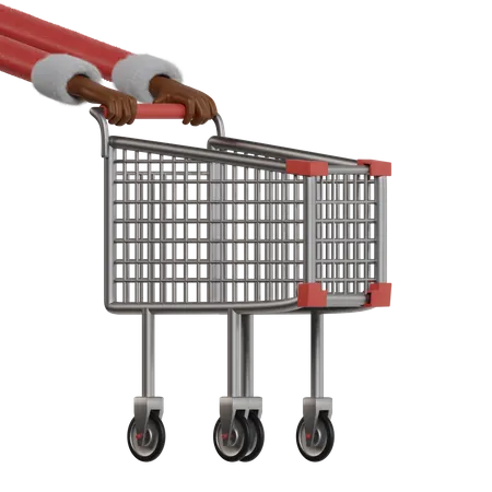 Holding Cart  3D Icon