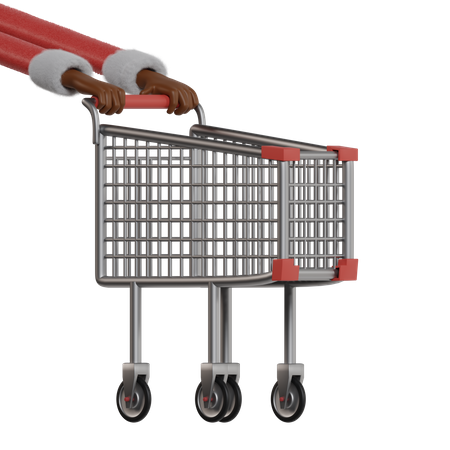 Holding Cart 3D Icon