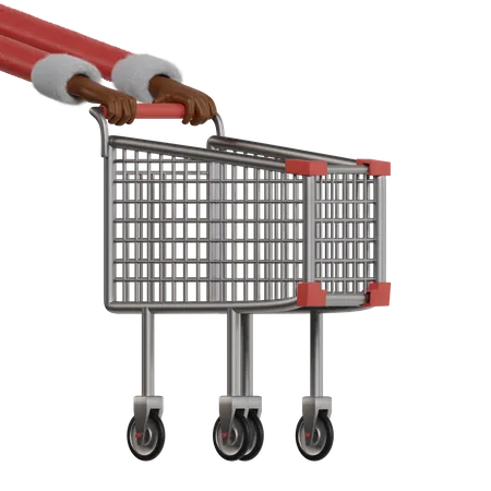 Holding Cart 3D Icon