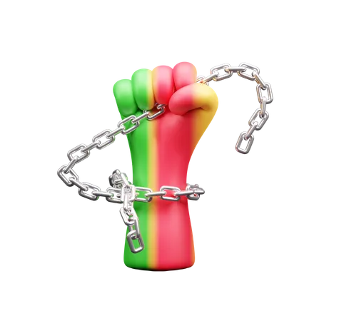 Holding Chain  3D Icon