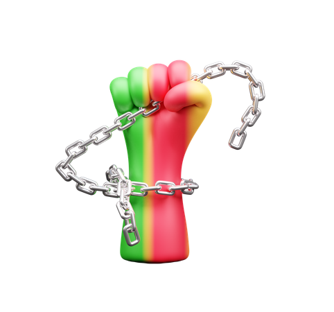 Holding Chain  3D Icon