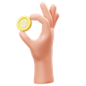 holding money symbol