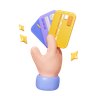 holding credit card emoji 3d