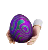 Holding Easter Egg