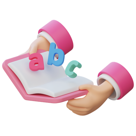 英語を話す  3D Icon