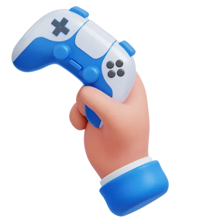 Holding Gamepad  3D Icon