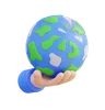 Holding Globe