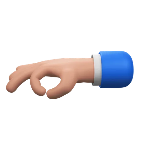 Holding Hand Gesture  3D Icon