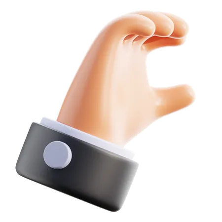 Holding Hand Gesture  3D Icon