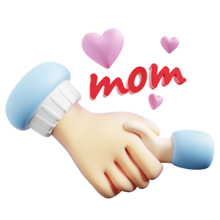 Holding Hands  3D Icon