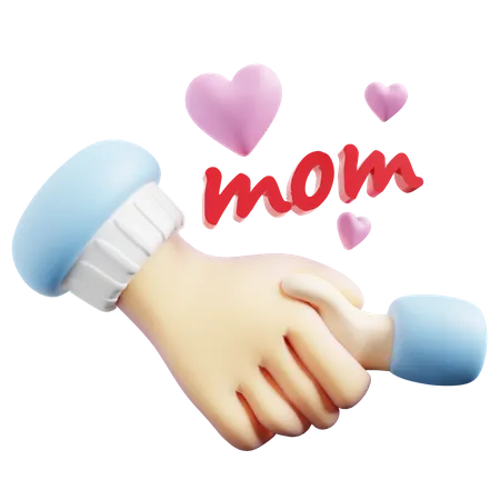 Holding Hands  3D Icon