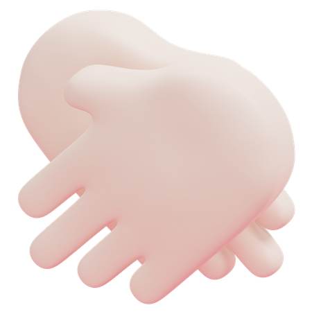 Holding Hands 3D Icon
