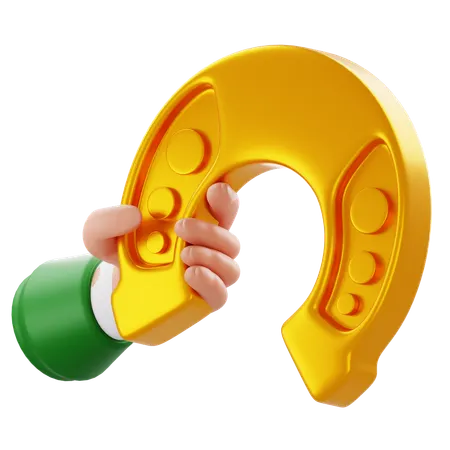 Holding Horseshoes  3D Icon