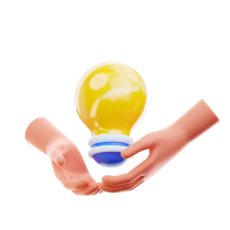 Holding Idea  3D Icon