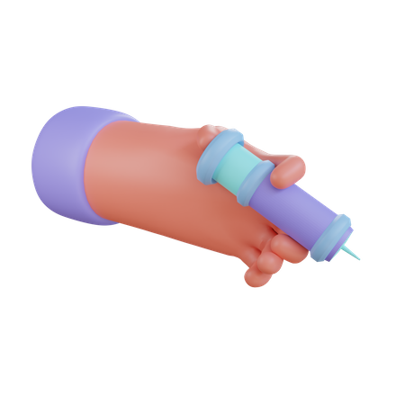Holding Injection  3D Icon