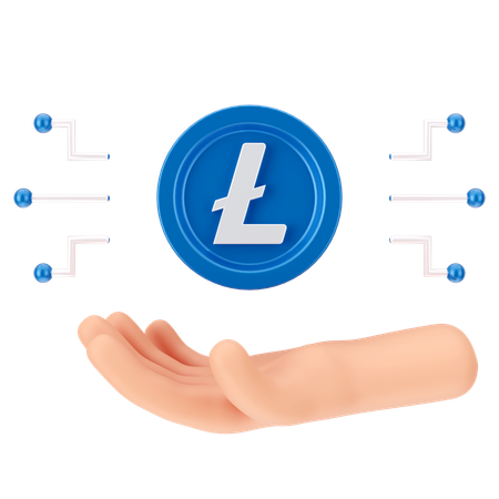 Linecoin halten  3D Icon