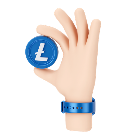 Linecoin halten  3D Icon