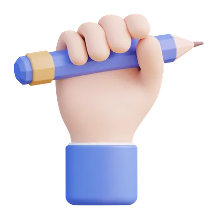 Holding Pencil  3D Icon