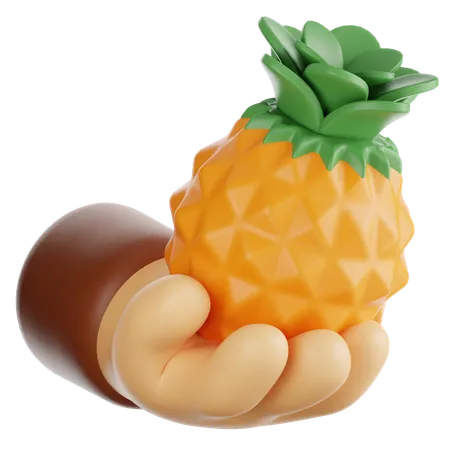 3 D Iconset Fruit With Hand 3D Icon