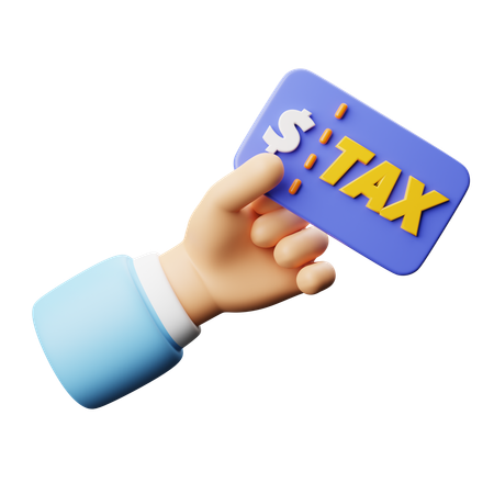 Holding Tax  3D Icon
