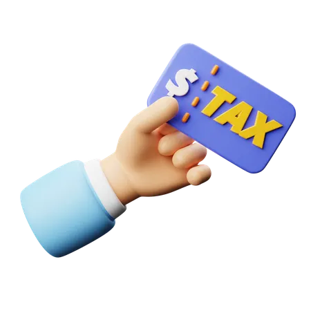 Holding Tax  3D Icon