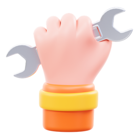 Holding The Key  3D Icon