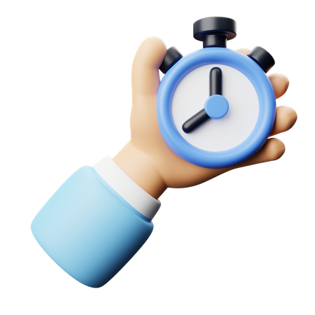 Holding Timer  3D Icon