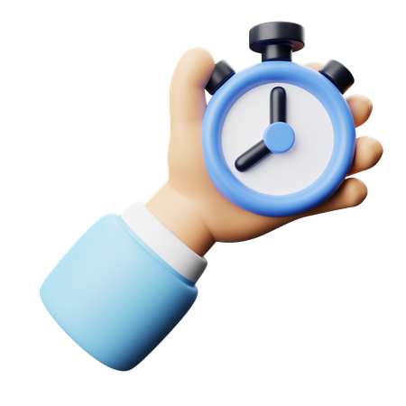 Holding Timer  3D Icon