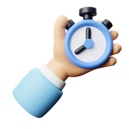 Holding Timer  3D Icon