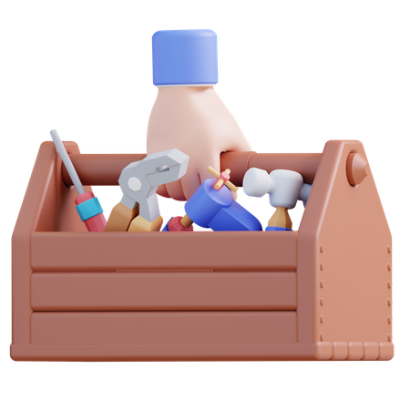 Holding Tool Kit  3D Icon