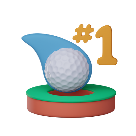 Hole In One  3D Icon