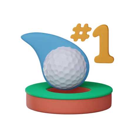 Hole In One  3D Icon